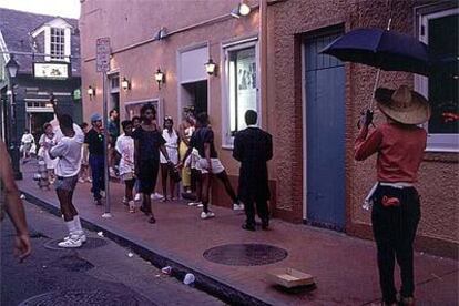 Una calle de Nueva Orleans, en junio de 1988.
