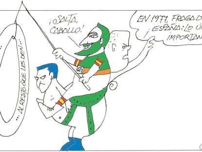 Peridis: ¡salta, caballo!