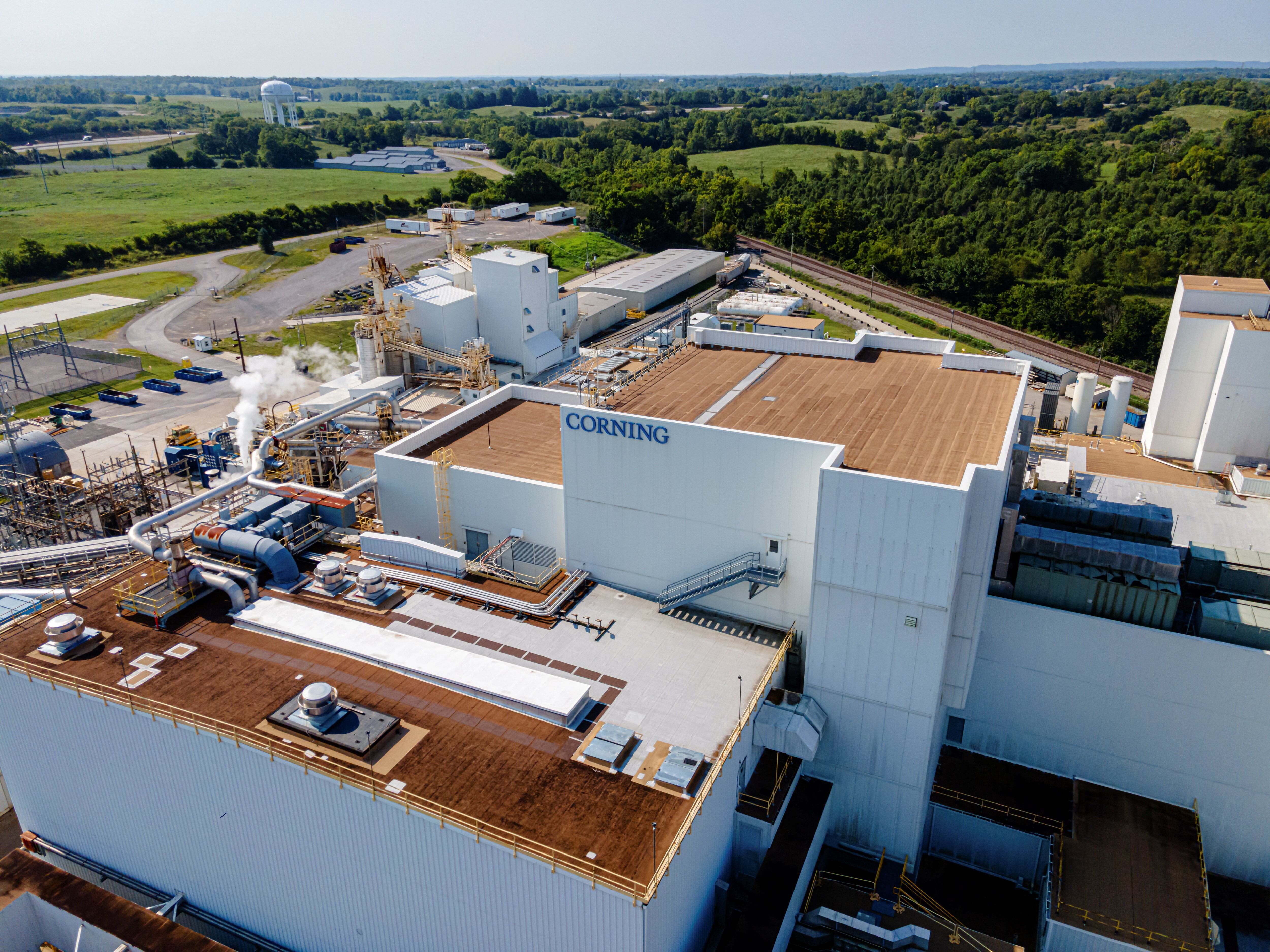 Instalaciones de Corning en Harrodsburg (Kentucky, EE UU).