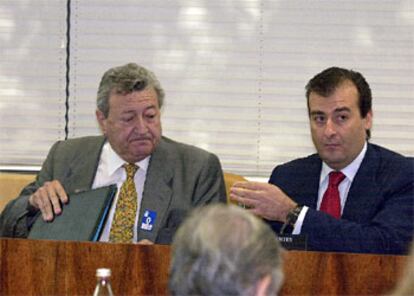 Vázquez y Bravo, durante su comparecencia