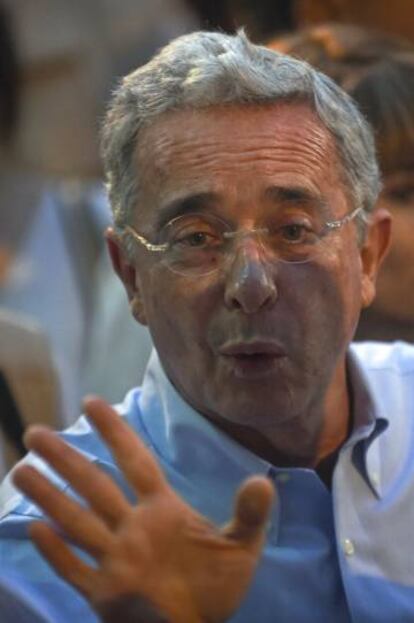 El expresidente colombiano &Aacute;lvaro Uribe. 