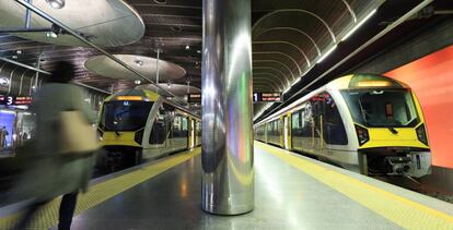 Trenes de CAF en Auckland.