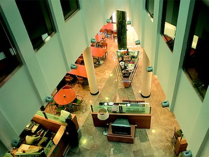 El comedor de desayunos del hotel NH Express Logroño.