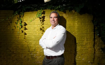 Javier Pérez Dolset, fundador de la empresa tecnológica Zed, en Madrid en 2018.