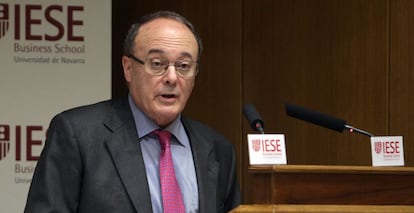  El gobernador del Banco de Espa&ntilde;a, Luis Linde.