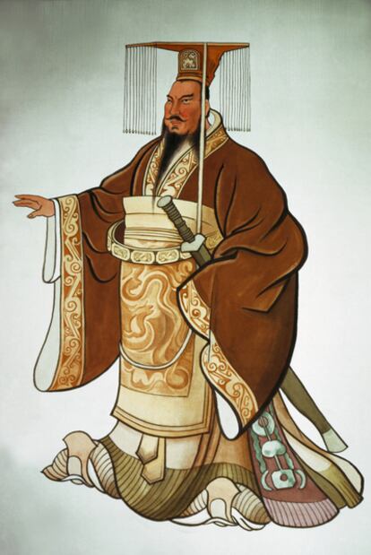 Pintura de la dinastía Jin (años 265 a 420).