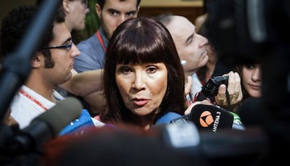 La nueva presidenta del PSOE, Micaela Navarro.
