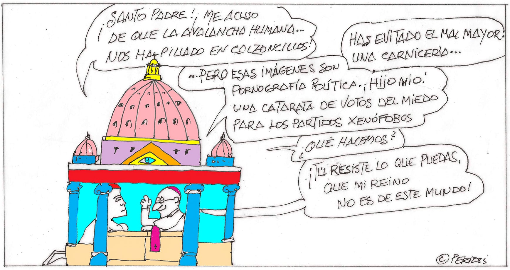 Peridis: Pedro, resiste