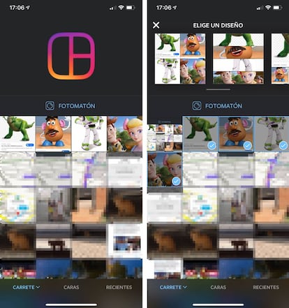 Layout, una app de Instagram