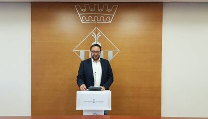 L'alcalde de Sabadell, Juli Fernàndez, avui.