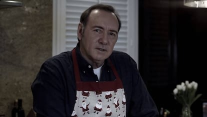 Kevin Spacey, no vídeo publicado por ele mesmo e intitulado 'Deixe-me ser Frank', em referência a seu personagem de 'House of Cards'