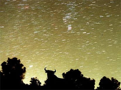 Una imagen del firmamento estrellado en España.