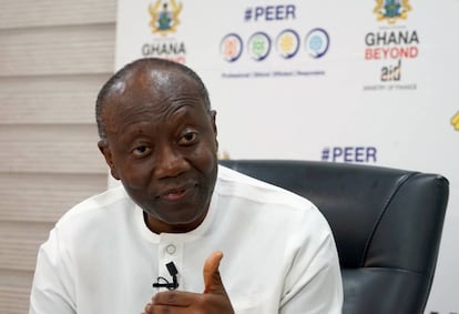 El ministro de Finanzas de Ghana, Ken Ofori-Atta.