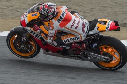 Márquez, ayer en la clasificación
