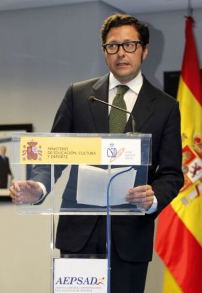 Miguel Quintanar, director de la Agencia Española de Protección de la Salud en el Deporte. MANUEL QUINTANAR