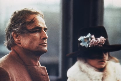 Marlon Brando andy Maria Schneider en ‘El último Tango en París’ (1972).