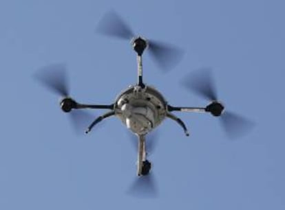 Un avión no tripulado o dron. EFE/Archivo