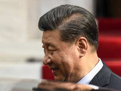 El presidente de China, Xi Jinping, en su visita a Grecia.