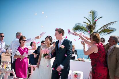 Una boda de día en Canarias.