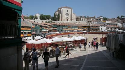 La Plaza Mayor de Chinchón, uno de los municipios señalados, en una imagen de 2021.