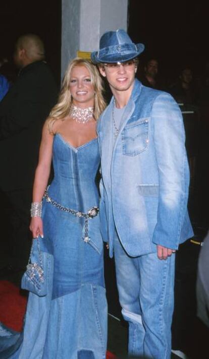 Britney Spears y Justin Timberlake, conjuntados en la alfombra roja de unos premios en 2011, cuando eran pareja.