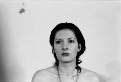La 'performer' Marina Abramovic en un fotograma del documental 'La Rivoluzione Siamo Noi: Arte in Italia 1967/1977' (2020).