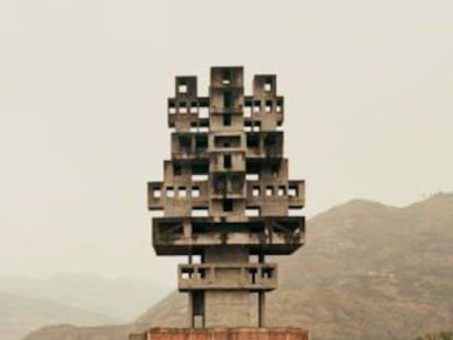 Monumento al Progreso y la Prosperidad, en el distrito de Chongqing, China.