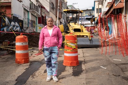 Celia Aguirre Cruz, vecina afectada por las lluvias intensas.