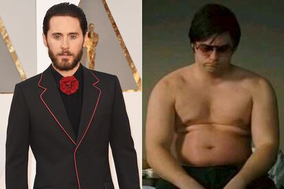 Jared Leto

30 kilos de peso ganó el actor y cantante para interpretar al asesino de John Lennon en la película Chapter 27, que probablemente haya tenido más donuts en el camerino de su protagonista que espectadores en las salas. Más suerte tuvo Leto con su papel de trans en Dallas Buyers Club, que le permitió ganar el único Oscar de su carrera.