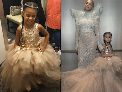 Sin gritos mucho mejor. Beyoncé compartió varias instantáneas de su hija en su cuenta de Instagram.