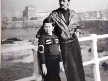 Ricardo Menéndez Salmón, en Gijón, en 1978.