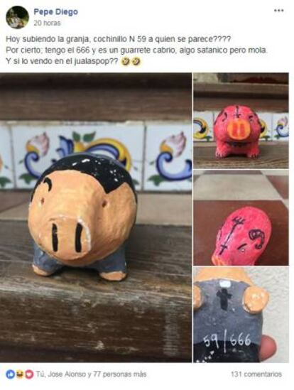 Publicación en Facebook de un usuario de Toledo.