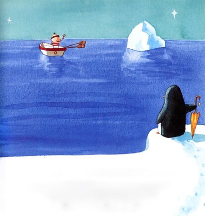 Imagen de interior de 'Perdido y encontrado', segundo libro de Oliver Jeffers.