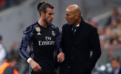 Bale habla cuando Zidane al ser sustituido frente al Bayern.