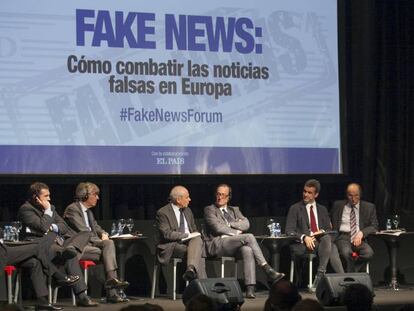 LENA debate on fake news in Madrid.