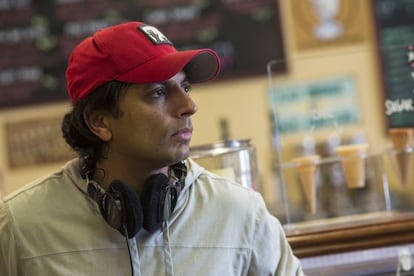 M. Night Shyamalan, en el rodaje de 'La visita'.