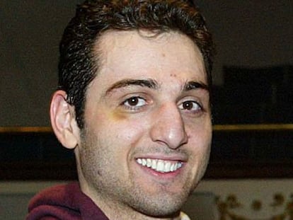 Tamerlan Tsarnaev, el sospechoso del atentado de Boston, abatido por la polic&iacute;a. 