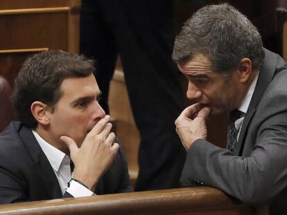 Albert Rivera y Toni Cant&oacute;, en una imagen de archivo. 