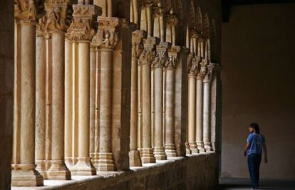 El claustro de Santa María la Real de Nieva, en la provincia de Segovia.