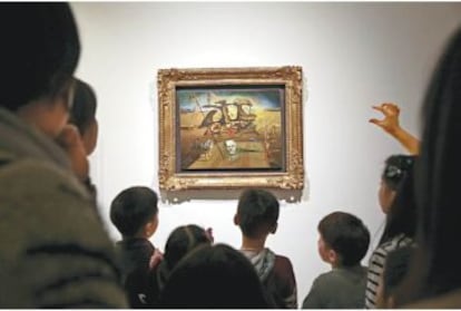 Una de les obres que es van poder veure a l'exposició 'Dalí Media' a la Xina.