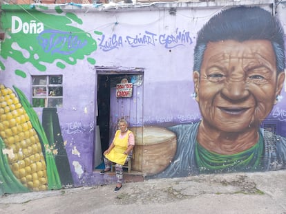 Doña Tere, en el barrio de La Perseverancia, en Bogotá (Colombia).
