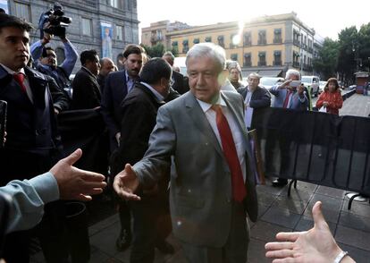 López Obrador, en la Ciudad de México.