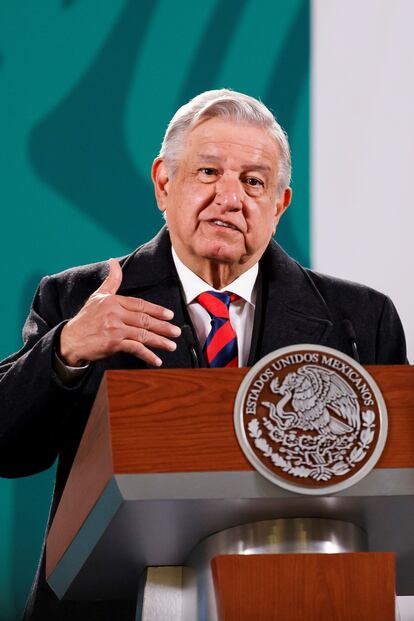 O presidente mexicano, Andrés Manuel López Obrador.