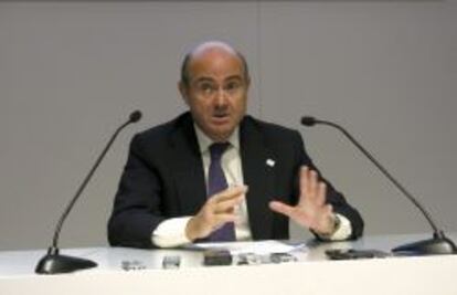 El ministro español de Economía y Competitividad, Luis de Guindos