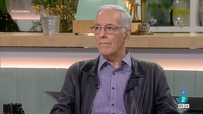 Joan Rovira Forns, durante una participación en el programa 'Cafè d'idees', de TVE, en mayo de 2021.