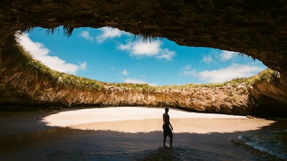 La playa escondida, en las Islas Marietas (México).