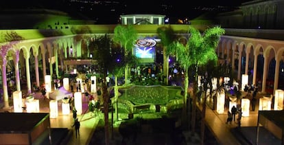 Jardines del Gran Meliá Palacio de Isora de Tenerife.