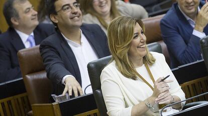 Susana D&iacute;az, este mi&eacute;rcoles en el Parlamento.