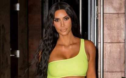 Kim Kardashian en Miami en agosto de 2018.