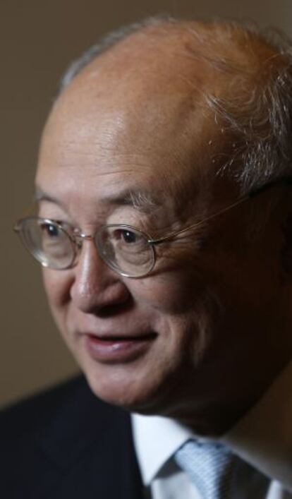 Yukiya Amano, director general de la Agencia para la Energia Atomica de la ONU.